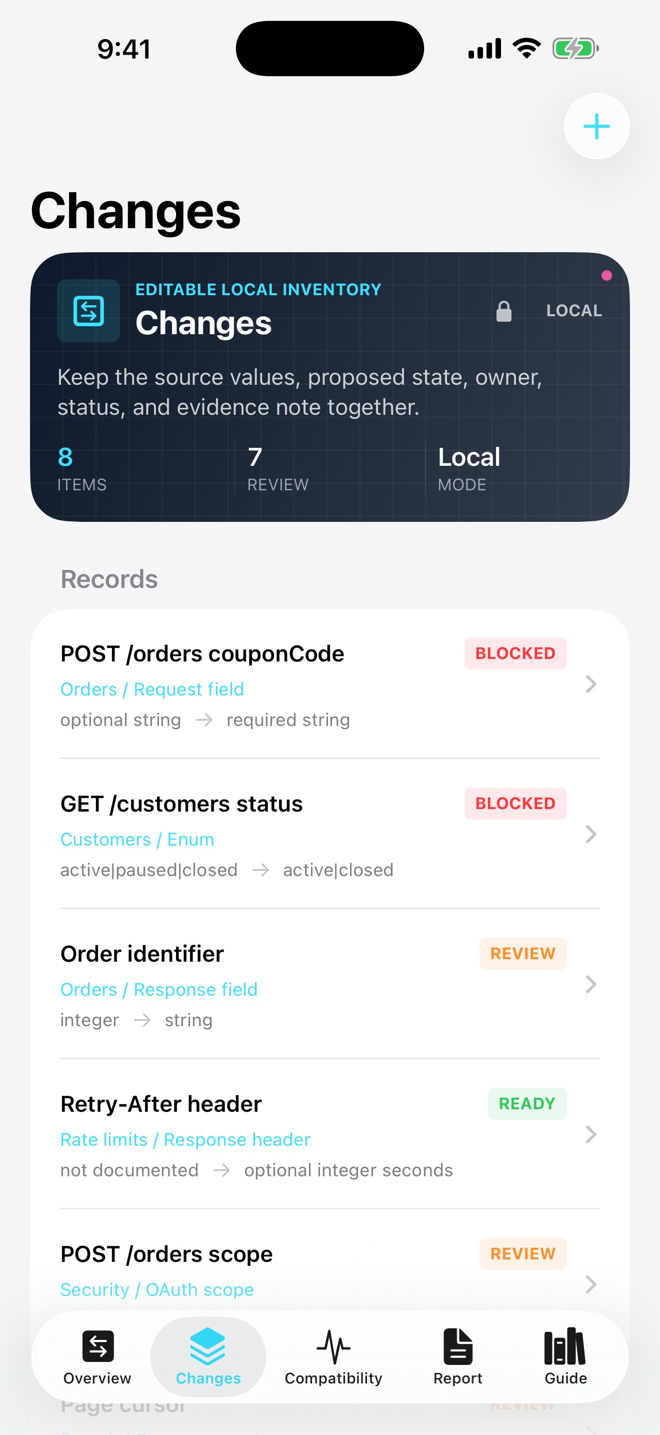 Specverge: API Contract screenshot 2 of 4