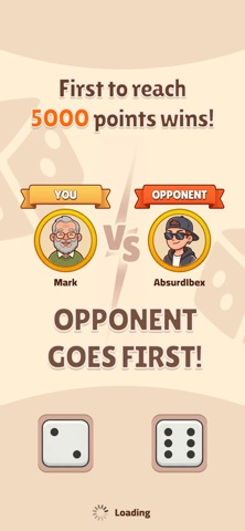 Farkle for Seniors - Dice Game iPhone screenshot