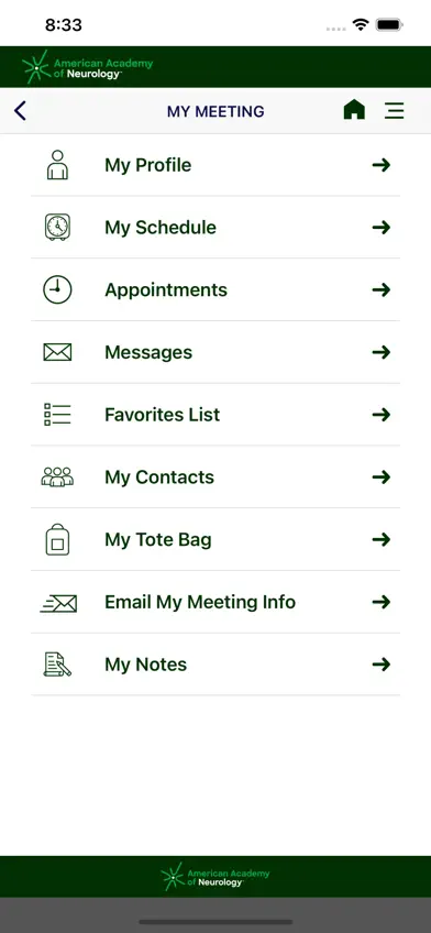 AAN Conferences screenshot 3