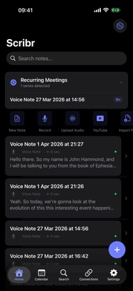 Scribr: AI Meeting Transcriber screenshot 1