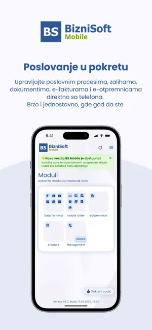Biznisoft Mobile screenshot 1