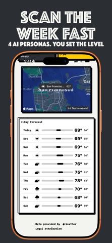 No BS Weather: Feels Like Screenshot 7 of 8