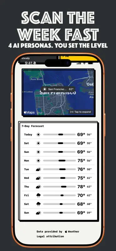 No BS Weather: Feels Like screenshot 7 of 8