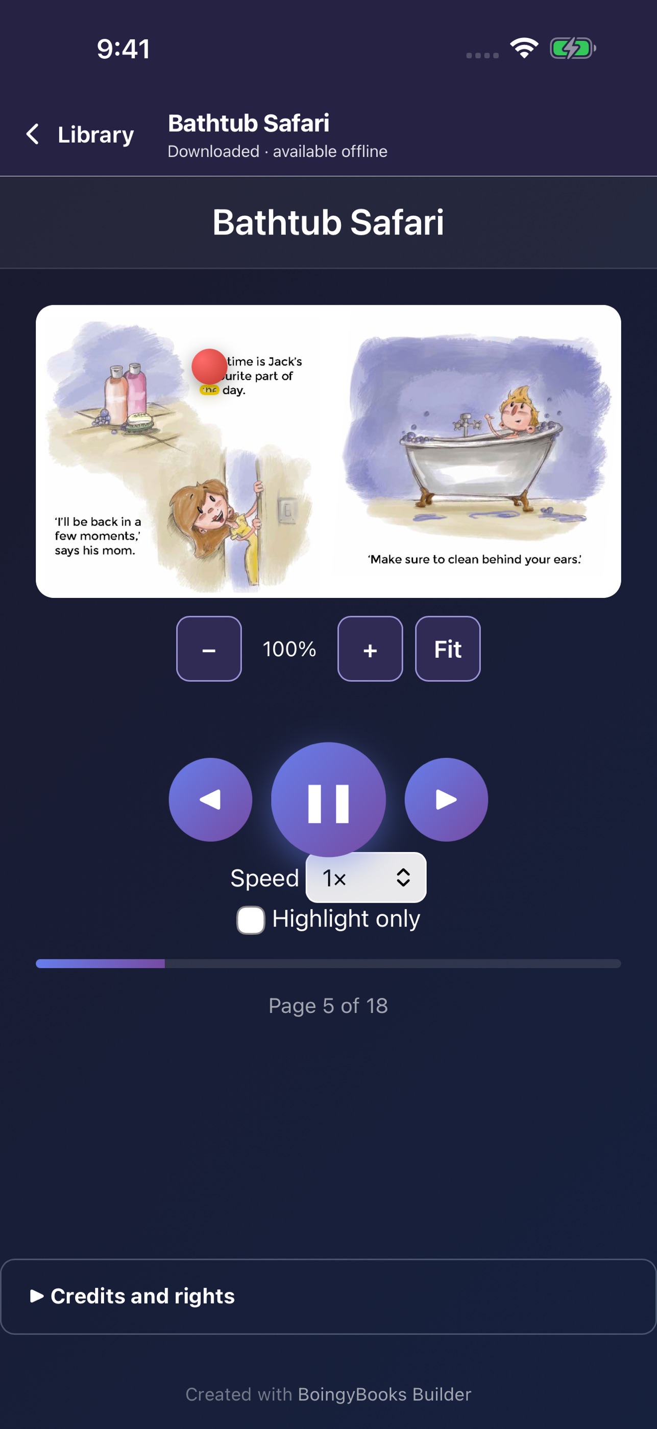Screenshot 1 of BoingyBooks