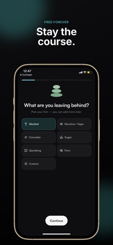 Cairn: Sober Streak Tracker Screenshot 1 of 5