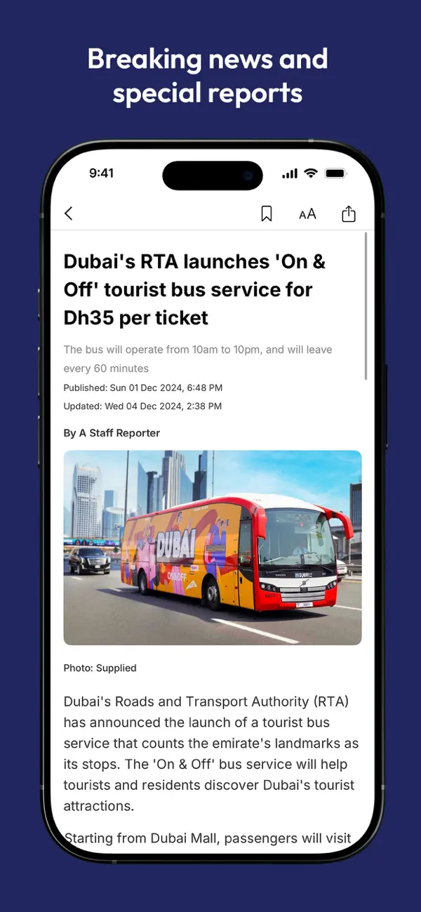 Screenshot #2 pour Khaleej Times: UAE, World News