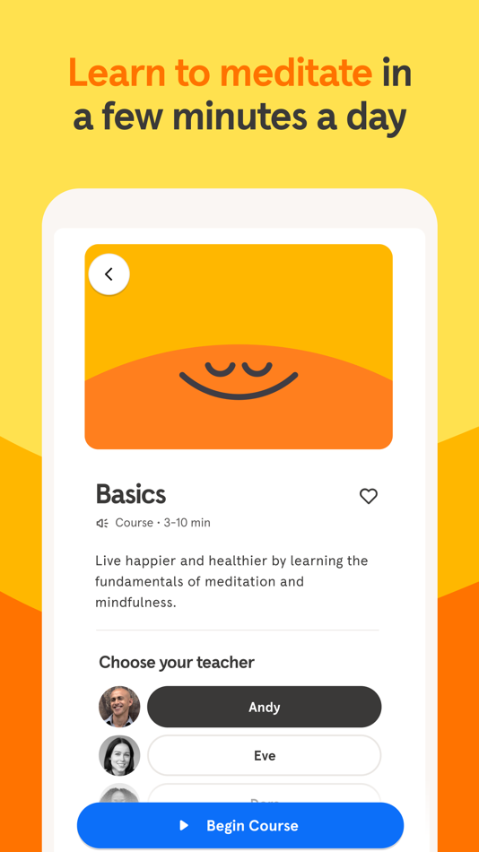 #5. Headspace: Meditation & Health (iOS) Podle: Headspace Inc.