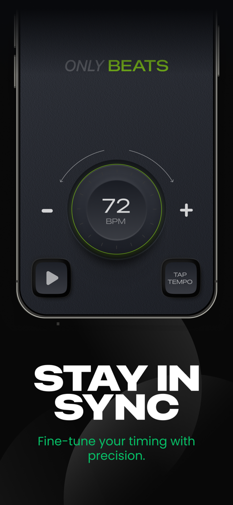 Only Beats Metronome Tuner screenshot 2