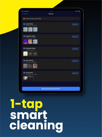 AI Storage Cleaner: Dusty iPad screenshot