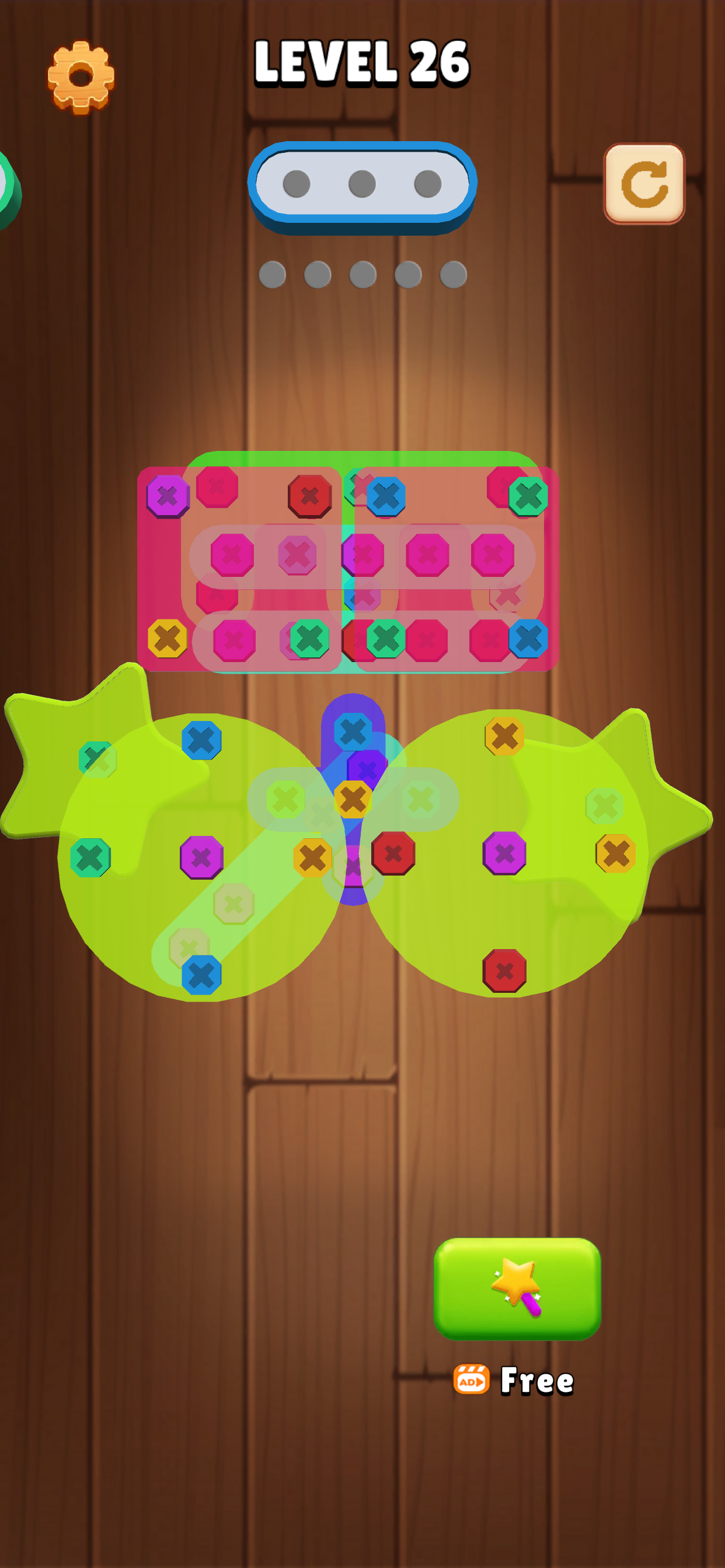 Screw & Jewel: Coloring Sort