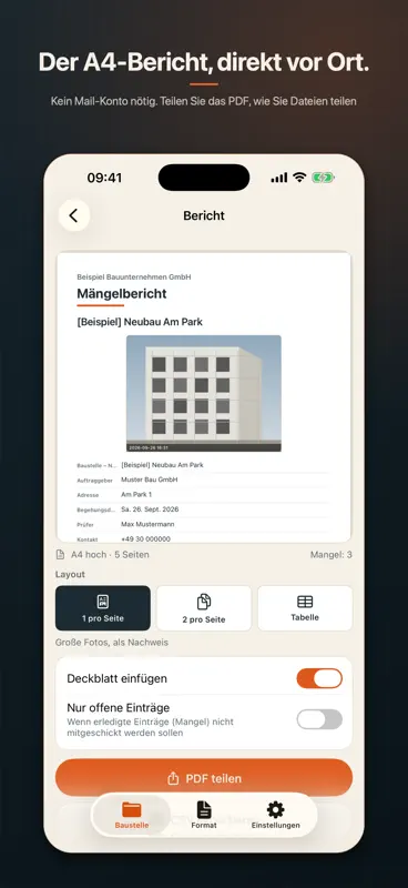 SnapAudit: Mängelliste & Foto screenshot 3 of 6