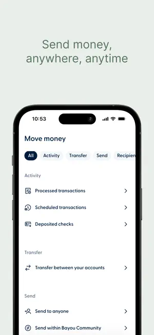 Bayou Community FCU Mobile screenshot 4