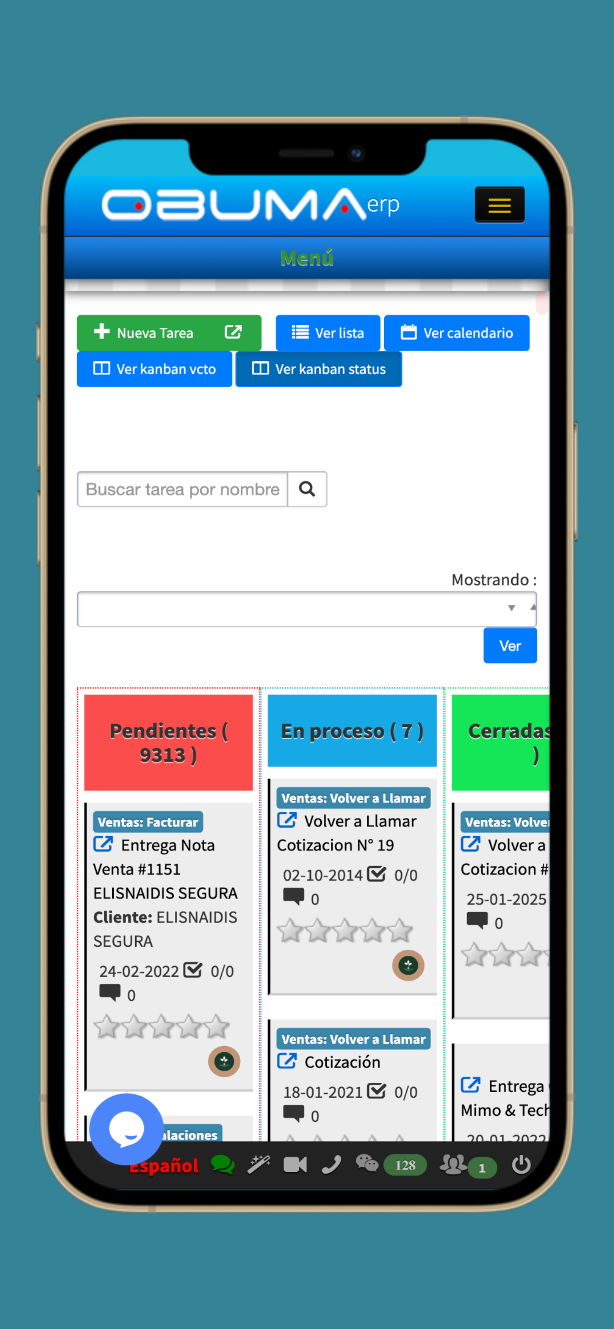 obuma erp mobile