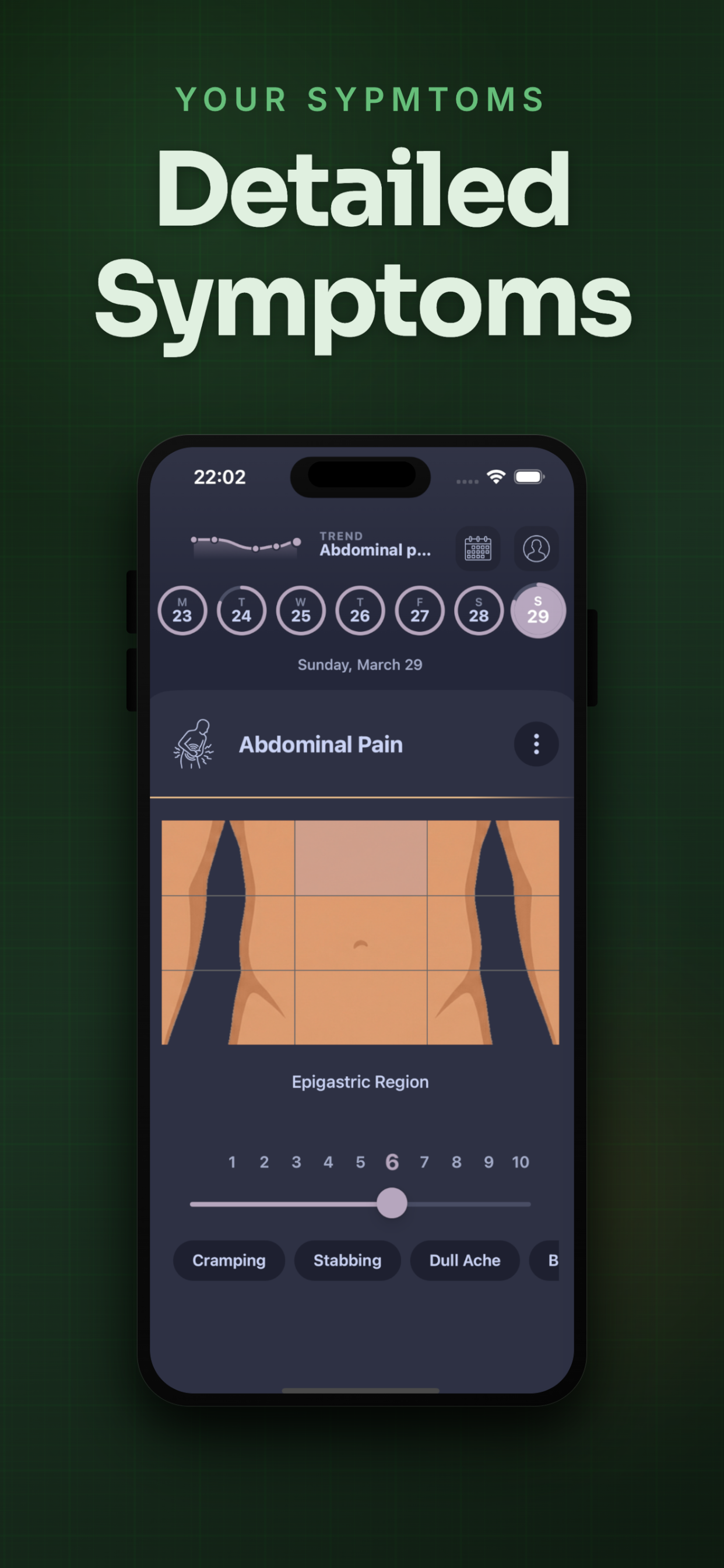 On: IBS & SIBO Symptom Tracker