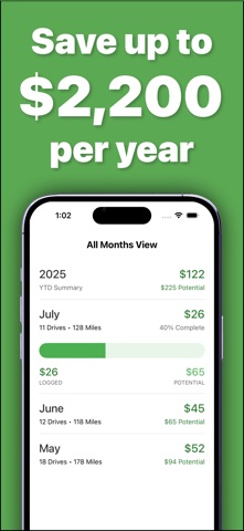 MileMate Mileage Tracker Screenshot 2 of 4