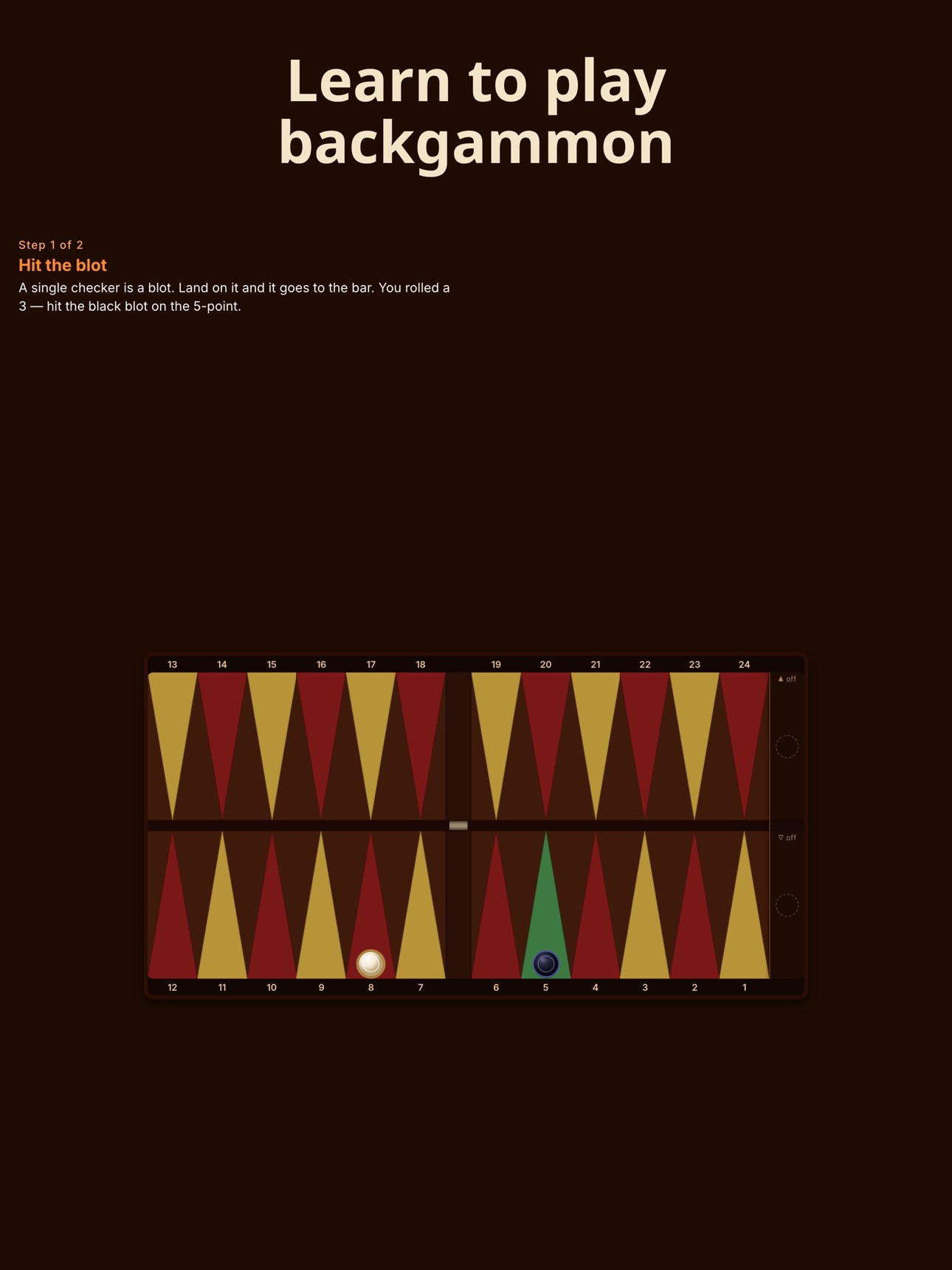 Screenshot 6 of Backgammon Mastermind