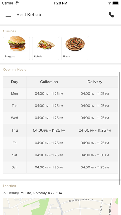 Best Kebab Kirkcaldy Screenshot