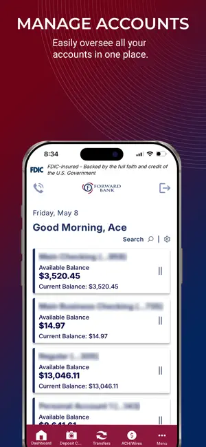 Forward Bank Business Banking screenshot 2