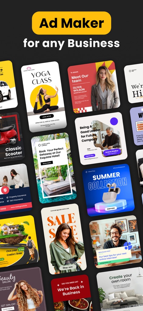 Advertisement Maker, Create Ad - Business App | MWM
