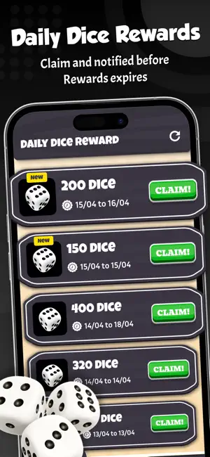 GO! Dice Reward: Dice & Event screenshot 1