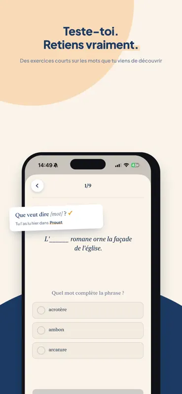 Proust : Vocabulaire français screenshot 6 of 7