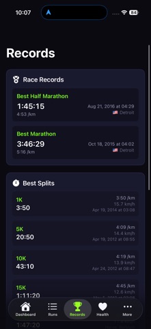 My_Runs Screenshot 1 of 8