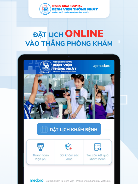 BV Thống Nhất - Đặt lịch khám