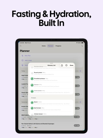 Satio AI: Calorie Tracker iPad screenshot