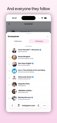 App screenshot