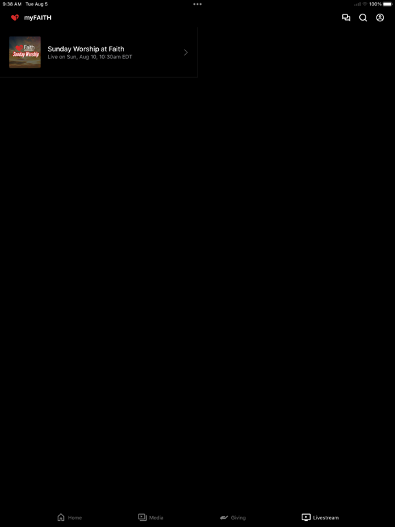 myFAITH.center iPad screenshot 4 - Education app