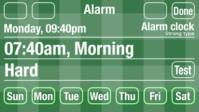 Alarm clock 2024 Strong type Screenshot