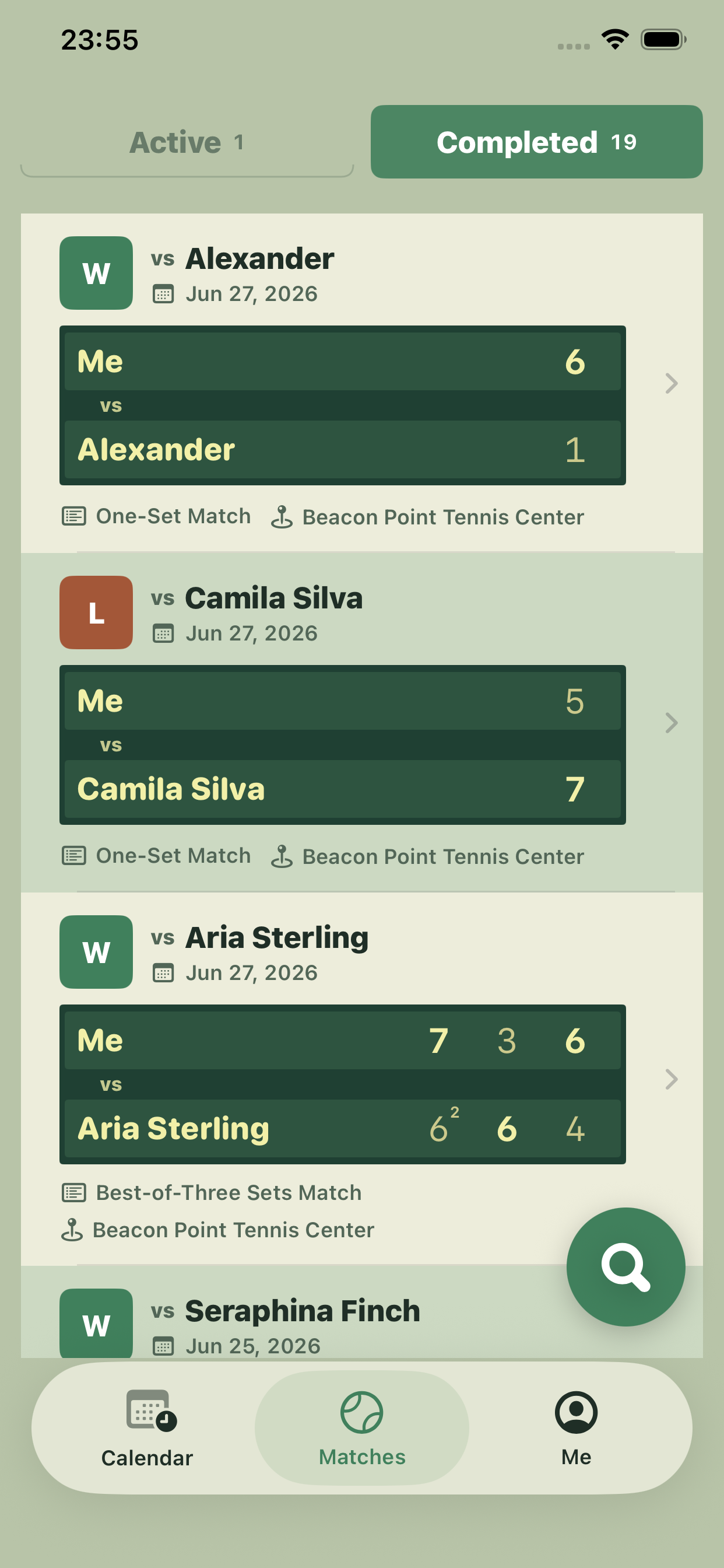 SmashNote Tennis Score screenshot 8