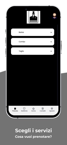 TESTEMATTE barberia iPhone screenshot