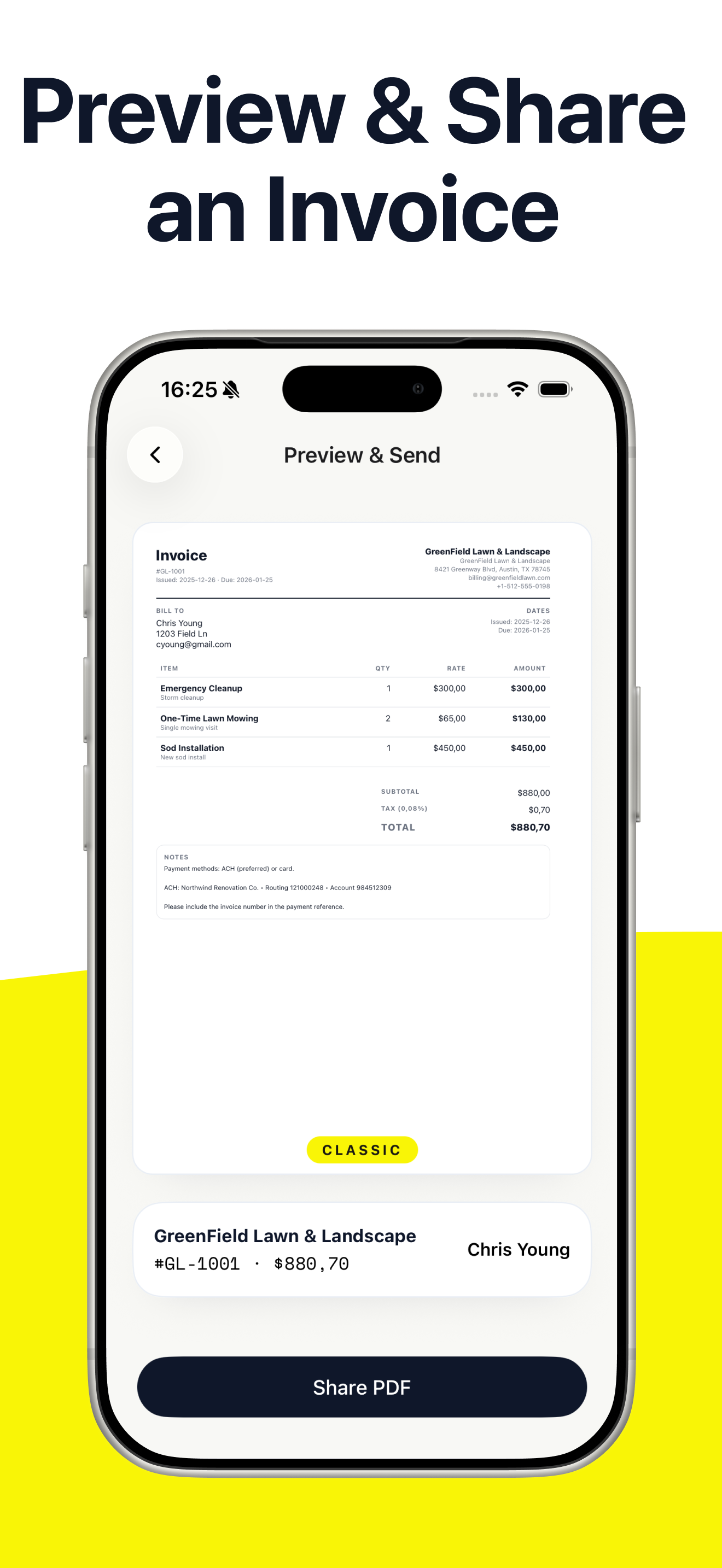 Invoice Studio: Quick Invoices screenshot 4