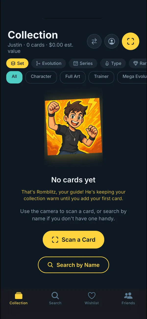 Screenshot #1 pour CardDex Scanner– Roman Edition