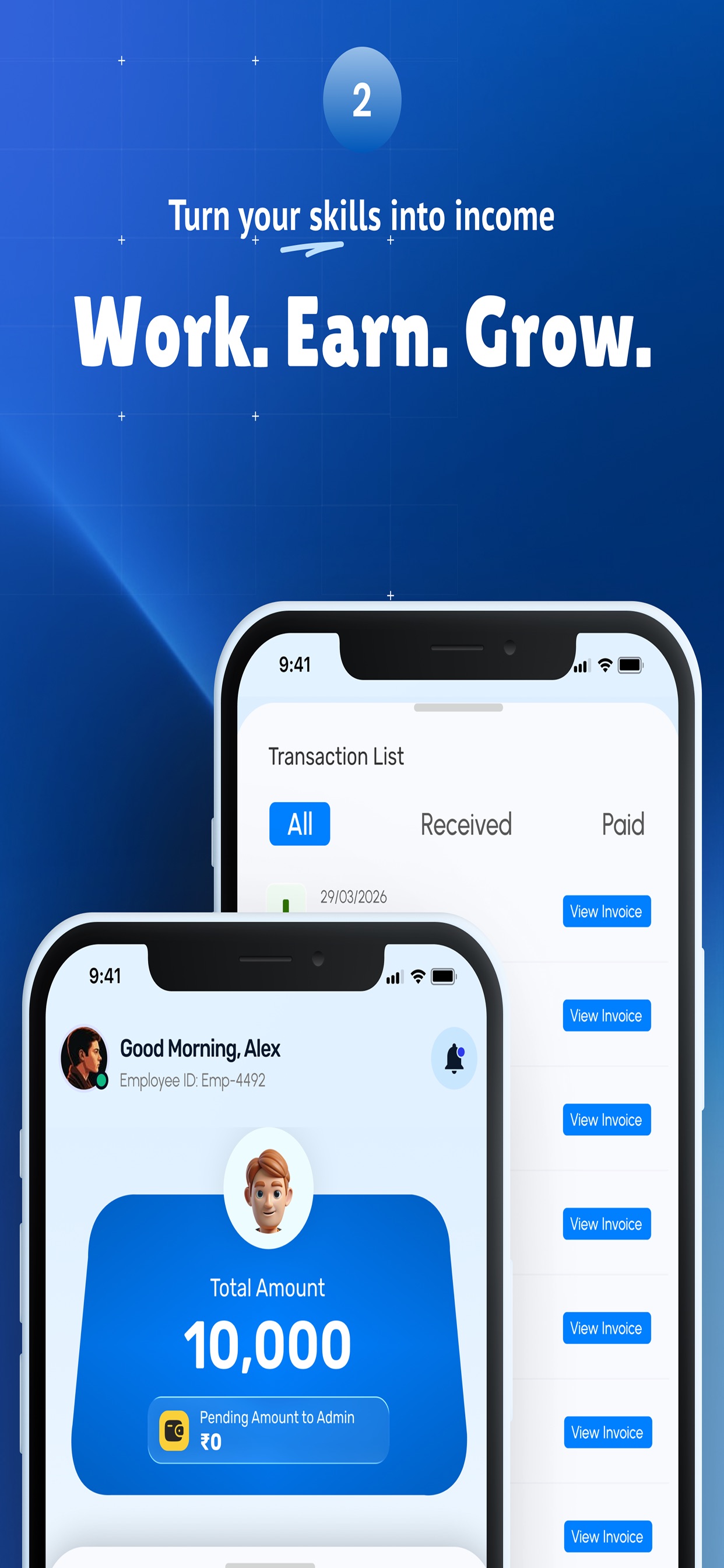 Screenshot 2 of Taakshift Partner