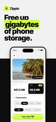 Compress Videos - Zippio screenshot