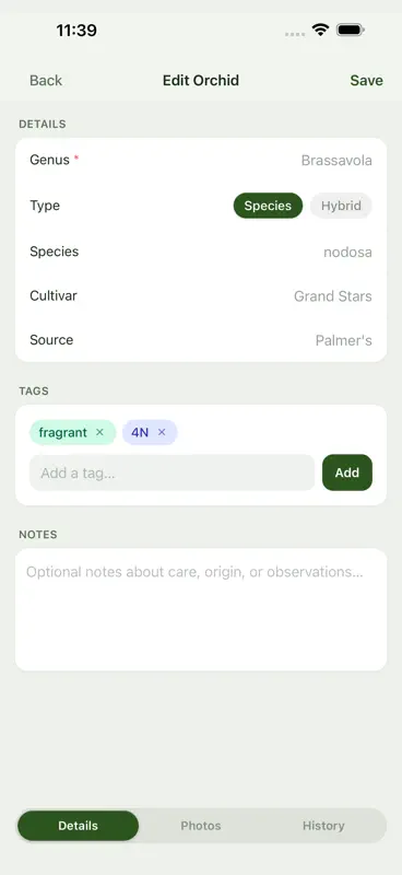 Orchidarium screenshot 2 of 3