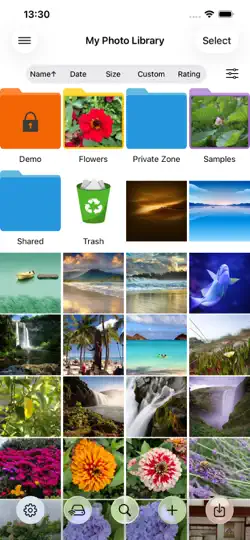 Captura de pantalla de Photo Manager Pro en iPhone 1