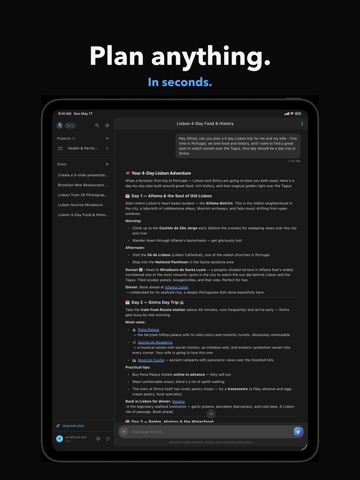 Alfred — AI Chat iPad screenshot