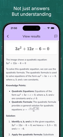 AskLens：Homework helper answer iPhone screenshot