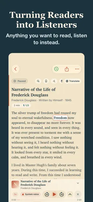 Timber - Text to Speech, Voice screenshot 1