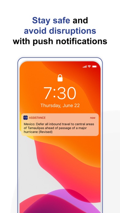International SOS Assistance Screenshot