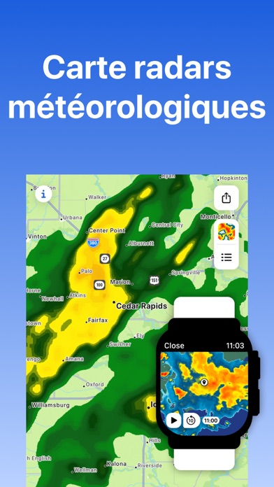 Screenshot #1 pour Météo & Radar RainViewer
