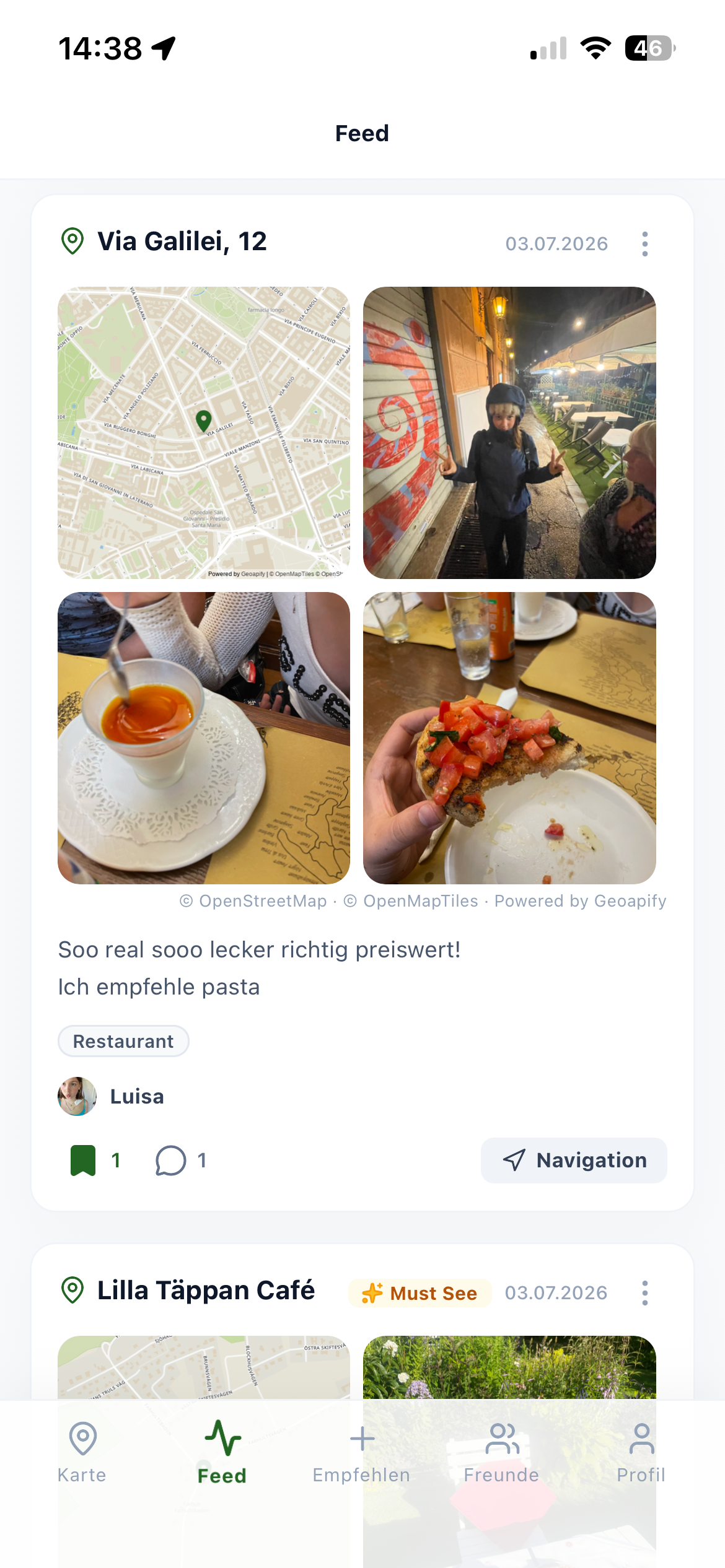 places4friends screenshot 2