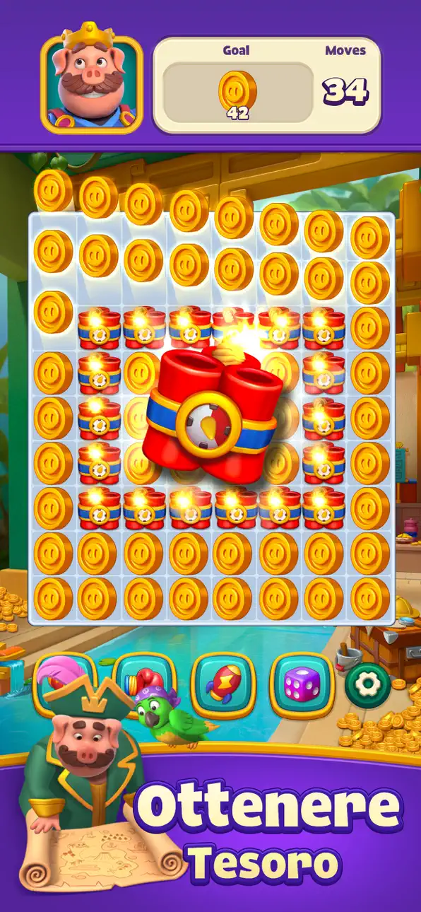 Piggy Kingdom - Match 3 Games Hack screenshot 4 - iOS game interface