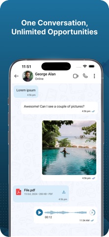 Infinity Messenger iPhone screenshot