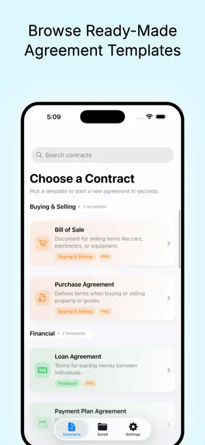 Instant Contracts screenshot 1