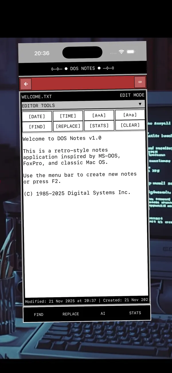 #2. Dos Notes (iOS) Ved: Denis Kashin