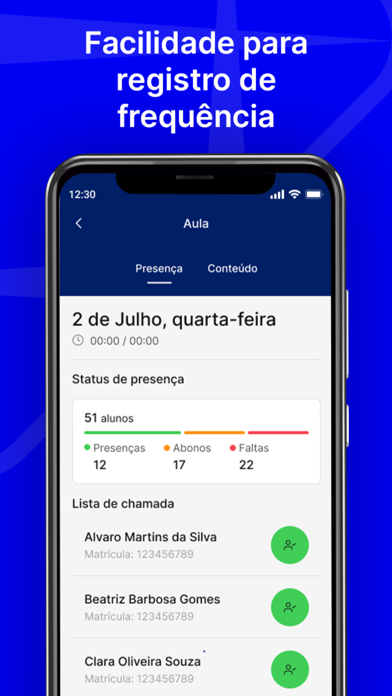 Estácio Docente Screenshot